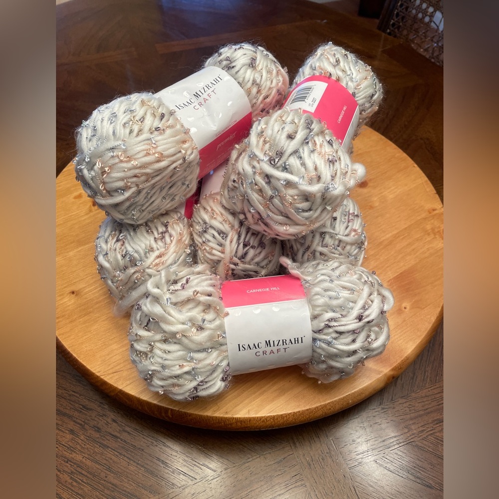 6 skeins of yarn
